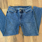Talbots Flawless Slim Ankle Fit Tulip print Blue Jeans Size 4 Photo 6