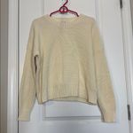 American Giant Chunky cropped crew sweater in creme white Size M Photo 1