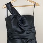 Bill Levkoff  Black One Shoulder Dress‎ Photo 4