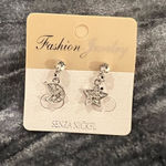 Silver Star and Moon Earrings Photo 0