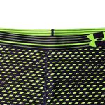 Under Armour  fluorescent green and black stretchy compression shorts women's Photo 2