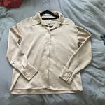 Worthington Satin Long Sleeve Button Up (xs) Photo 0