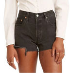 Levi's Levi’s Original Fit 501 Black Denim Shorts Photo 0