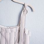Anthropologie  Sage The Label Striped Mini Bow Strap Dress Photo 2
