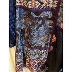 Soft Surroundings  Patchwork‎ Tunic Blouse Top Floral Paisley Womens PM Photo 4