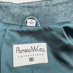 Pamela McCoy Suede Blue Jacket Embroidered Boho Western Size M Photo 10