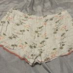 Cacique  Tropical Print Pajama Shorts with Pink Accents Photo 1