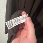 Eileen Fisher  Brown Jersey Viscose Tunic Dress Top Dark Brown Size Large Career Photo 3