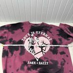 Disney ‎ The Nightmare Before Christmas Love Is Eternal Tie-Dye Sweatshirt XL Photo 4