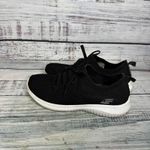 Skechers Ultra Flex Statement Sneakers Knit Lace-Up Blsck Lightweight 8 Photo 1