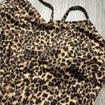 Aqua Green  Plus Size One Piece Cheetah Print Bathing Suit Photo 3