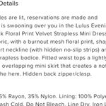 Lulus Evenings - Velvet Strapless Dress Photo 5