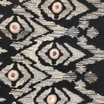 Forever 21 Black Silver Pink Mirrored Ikat Shorts Sz Small Photo 2