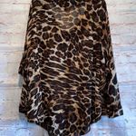 Show Me Your Mumu pullover tunic coverup top vneck oversized semi sheer animal Photo 5