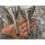 Gucci Nappa Silk Argento Metallic Silver EU 42 Photo 6