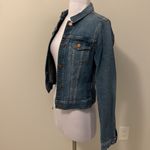 J Brand J. Brand Stretch Denim Crop Denim Jacket In Universe Photo 3