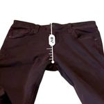 Just Black Skinny Jeans Women’s Size 29 Burgundy Red Mid Rise Full Length Photo 7