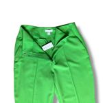 Topshop  pintuck high waist dress pants trousers bright kelly green NWT Photo 6