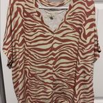 cupio  animal print dolman sleeve blouse in xl Photo 0
