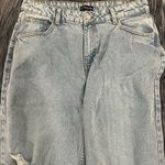 Pretty Little Thing Distressed Light Blue Boyfriend style Jeans size 10 by  Photo 4