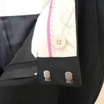 Banana Republic  215 Martin Classic‎ Trouser Suit Pant Wool Black Size 12 EUC Photo 13