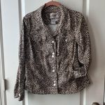 Live a Little Leopard print jean jacket by LAL Photo 3