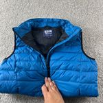 Riding Sport Equestrian Wear Puffer Vest Womens Blue Sleeveless Jacket Light Size M Photo 5