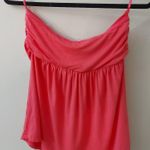 New York and Company Pink Flowy Strapless Top M Casual Dopamine Coconut Girl Size M Photo 2