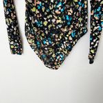 Ted Baker [] Joslynn Devore Mesh Velvet Burnout Long Sleeve Bodysuit Size Large L Photo 6