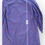 Whit Jude‎ Dress Cotton blue red Polka Dot Knee Length Shift Dress Size L Size L Photo 3