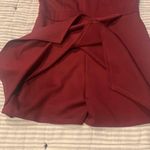 Soprano Maroon Envelope Romper Photo 3