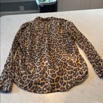 st. john's bay St. John’s Bay Leopard Button Down Shirt Photo 3