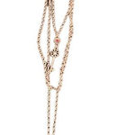 Paparazzi Vintage-Inspired Multi-Strand Necklace with Charms and Tassel‎ Pendant R-66 Photo 0