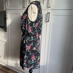 Charles Henry Women's Floral Sleeveless Mini Dress Black Casual Photo 2