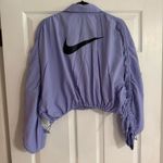 Nike Swoosh Woven Jacket in Light Thistle Photo 4