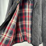 Lauren Ralph Lauren Quilted Snap‎ Front Plaid Lined Jacket in Black Size XL Photo 5