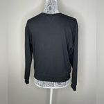 Skechers Womens Casual Black Logo Crew Neck Pullover Sweatshirt Size XS Photo 3