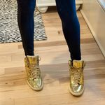 Nike - Women’s dunk Sky Hi Sp Liquid Gold hidden wedge sneaker. size 7! RARE! Photo 2