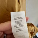 Wilfred  satin gold tie front long sleeve blouse Photo 6