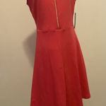 NWT! # 15 Women's Pink Knit Skater Dress by NY&Co., Sz Small, Front Zip Photo 0