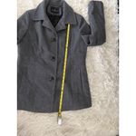 London Fog  Women's Gray Wool Blend Coat Jacket Classic Pea Coat‎ Medium Photo 6