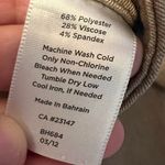 Talbots Pants Womens 16 Beige Straight Leg Minimalist Classic Office Career Photo 9