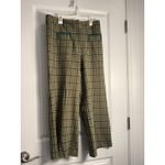 Tara Jarmon "Penelope" Pants — Green Tartan (FR 38 / US 6) Photo 3