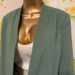 OVI Women's Sage Green open front blazer size M Photo 6