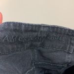 American Eagle  High Waist Paper Bag Mom Black Crop Jeans Photo 6