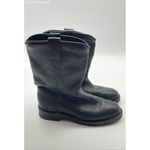 HARLEY DAVIDSON BLACK‎ LEATHER MOTORCYCLE BOOTS Photo 3