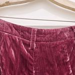 Urban Outfitters  Crushed Velvet Pants Flared Holiday Valentine's Photo 3