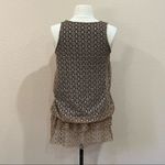 Vintage Crochet Sleeveless Top Small Tan Photo 5