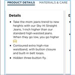 Old Navy Women’s Extra High Waisted Straight Black Jeans Photo 8