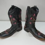 lagrange leather black boots 9.5M Women Ribbon Breast Cancer Awareness Edition Size 9.5 Photo 2